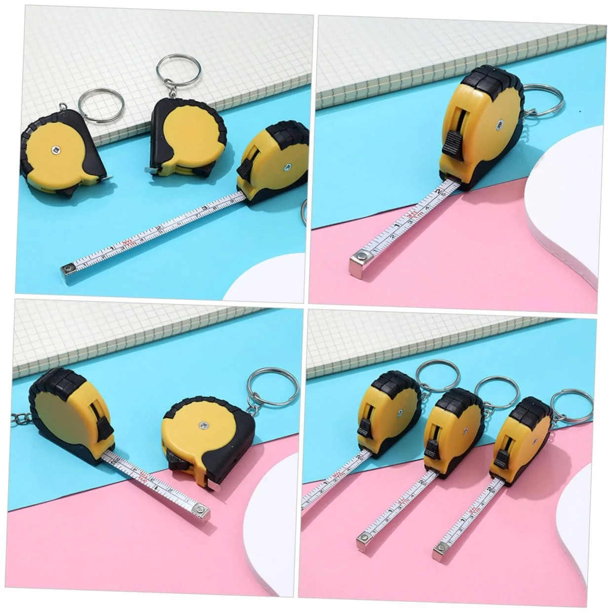 Міні рулетка Lurrose для ключів, 10 шт., фото №9 Міні рулетка Lurrose для ключів, 10 шт., фото №9