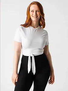 Женская футболка топ Les Lunes The Lou Top Cloud Dancer - XL - Фото 1