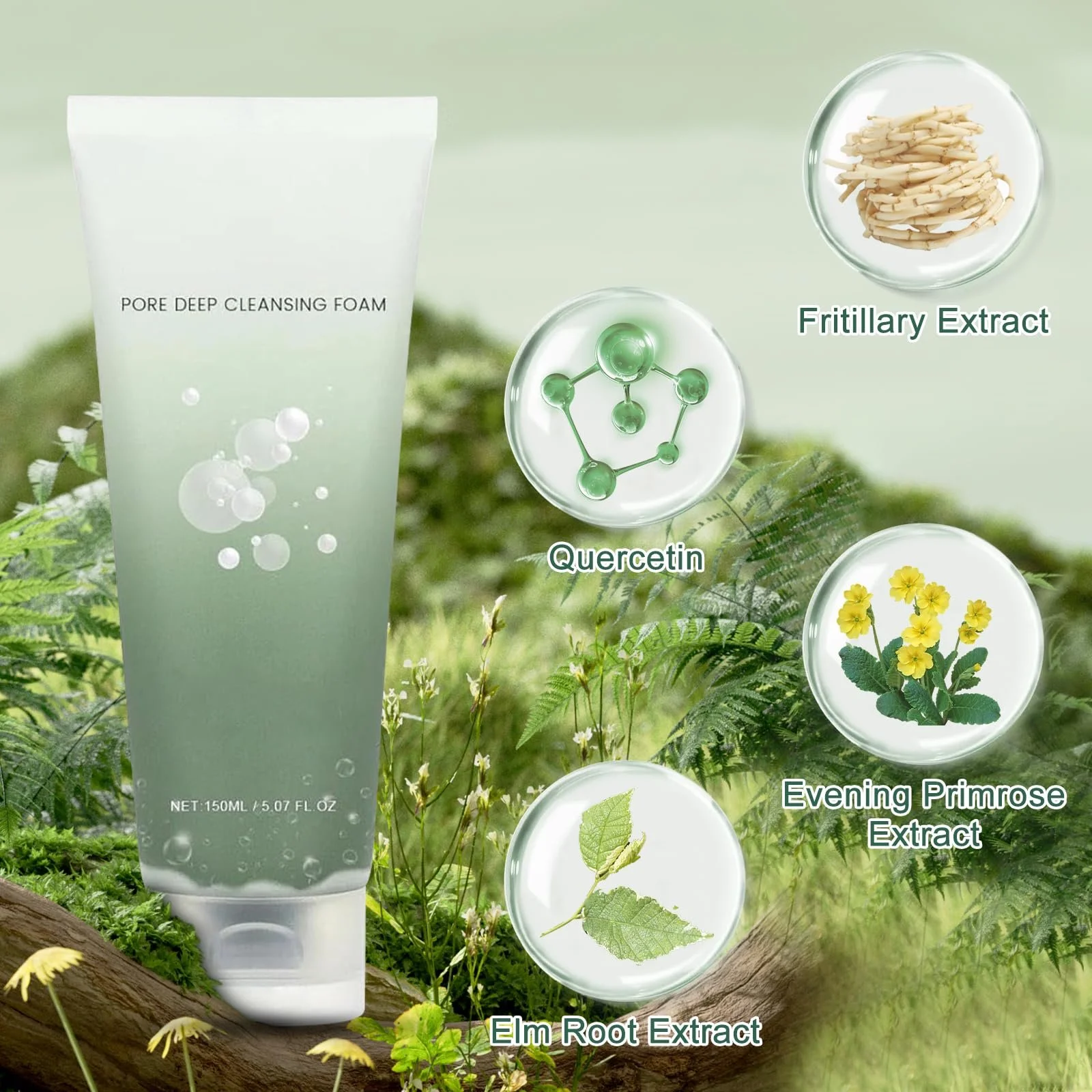 Пенка для умывания Heartleaf Очищающая пенка для лица Очищающий гель для умывания Гель для умывания для ежедневного очищения кожи, фото №4