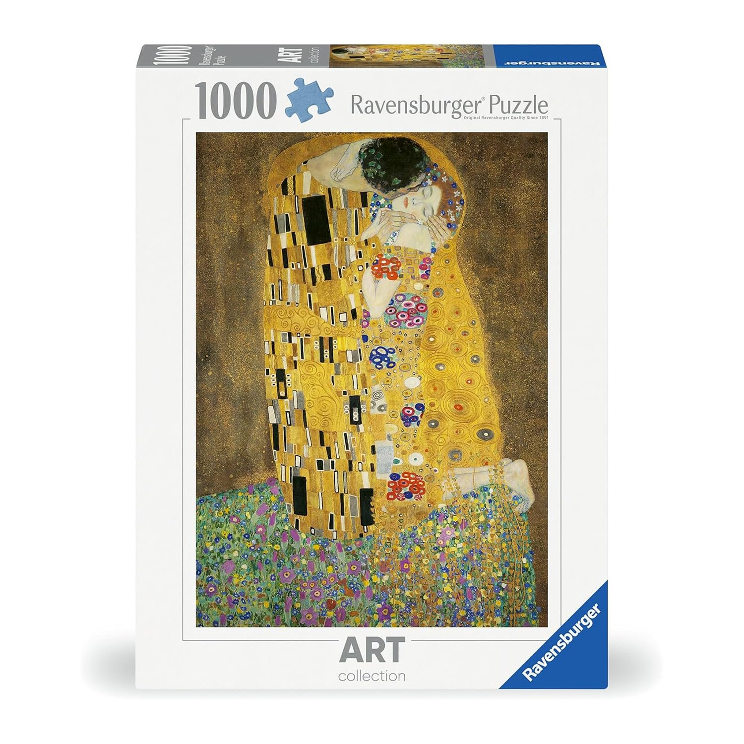 Пазл Ravensburger Art Collection Климт Поцелуй 1000 элементов 70 x 50 см, фото №1