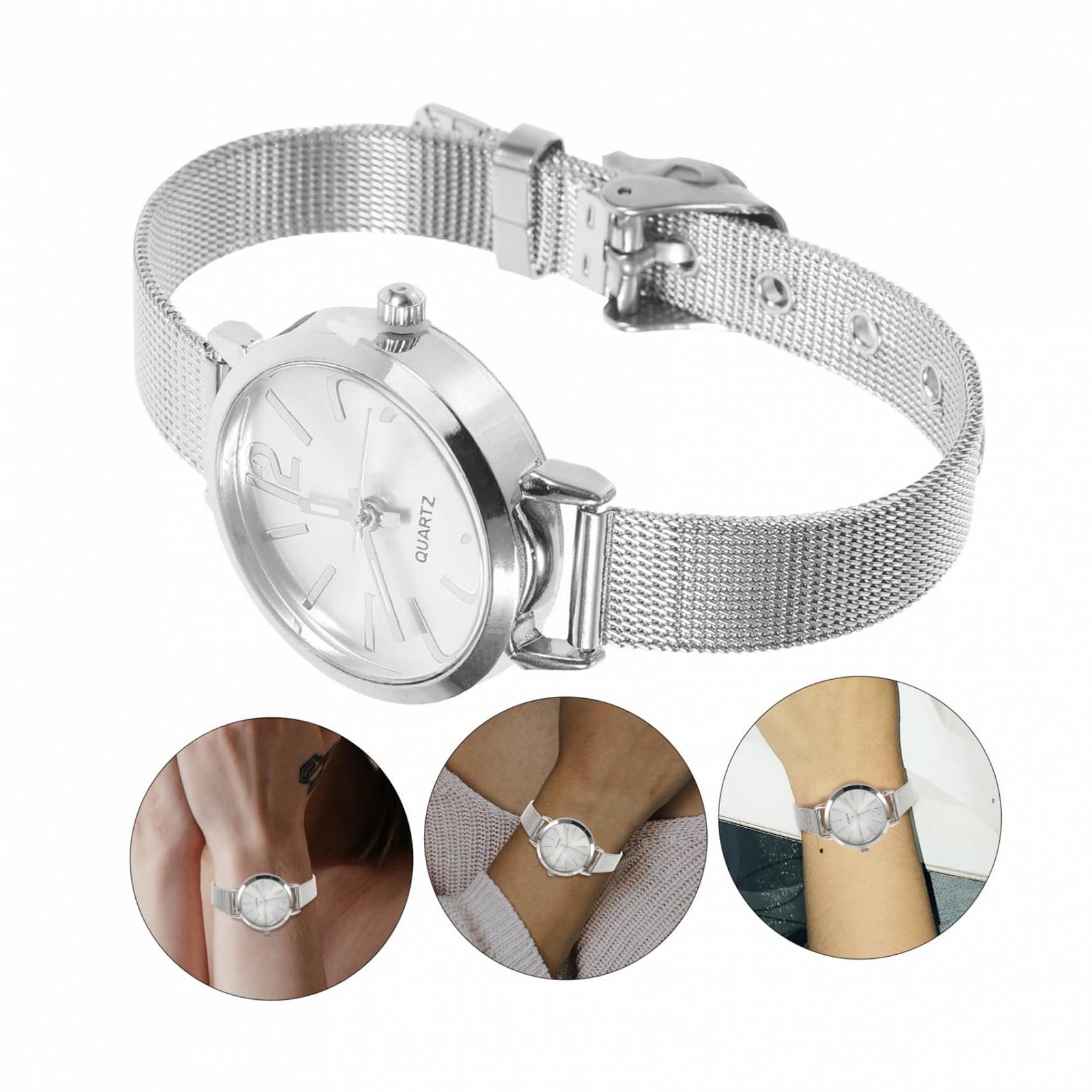 Женские часы VALICLUD Quartz Элегантные с сетчатым ремешком, фото №9