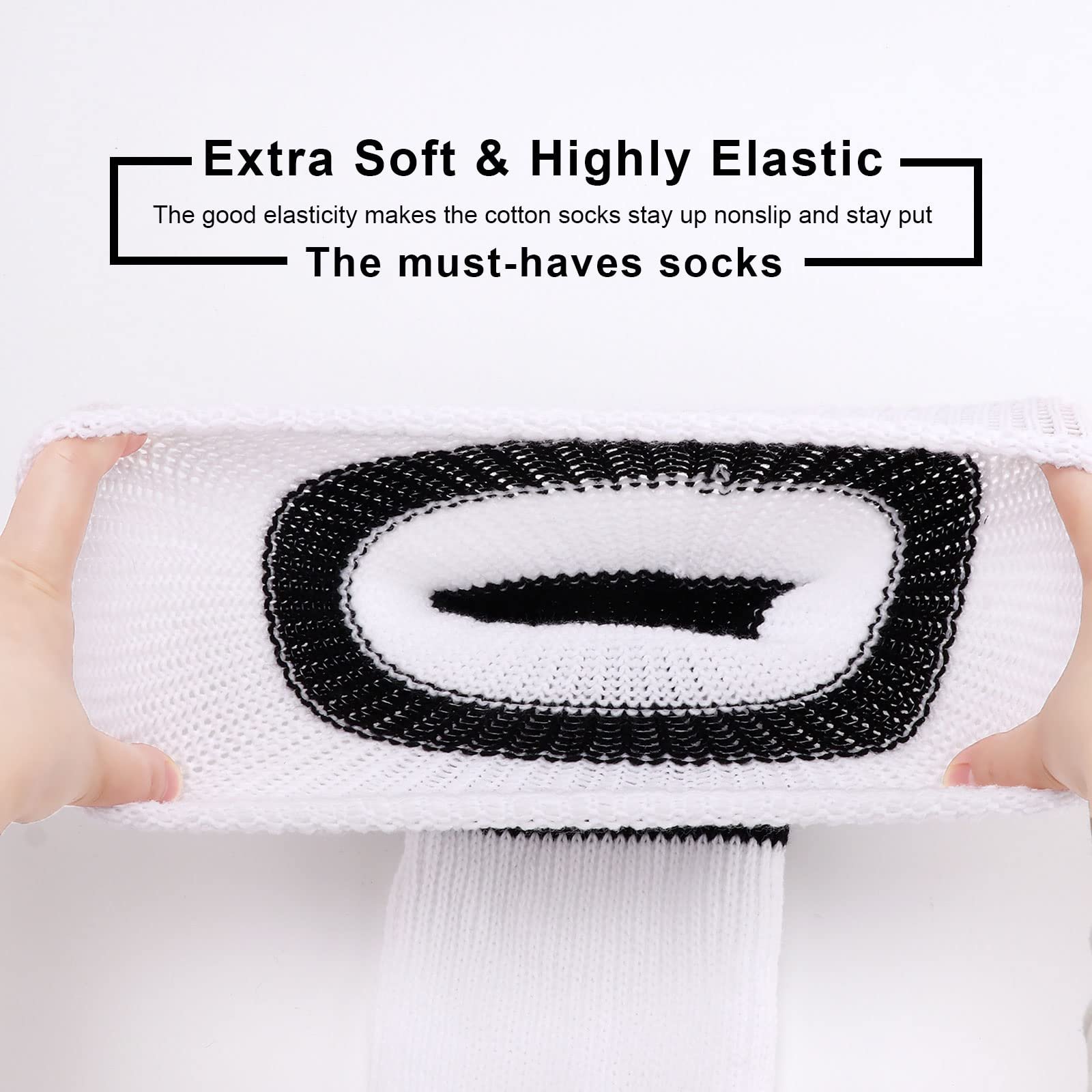 Женские носки DRESHOW Plus Size выше колена, очень длинные носки-ботфорты, гетры, фото №7