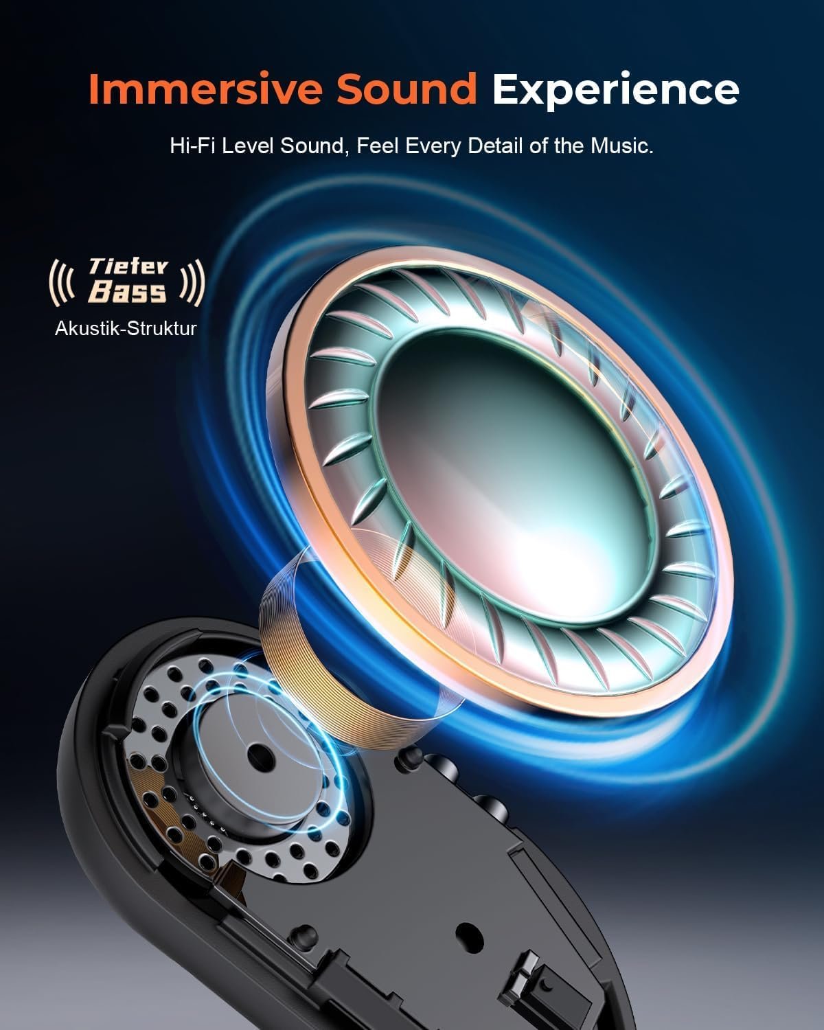 Навушники-перекладачі AI з сенсорним LCD-екраном, з підтримкою 150 мов, фото №5