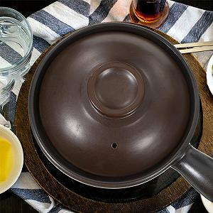 Керамічний глиняний горщик Amosfun термостійкий традиційний з гладкою поверхнею synthetic.ua - Фото 1