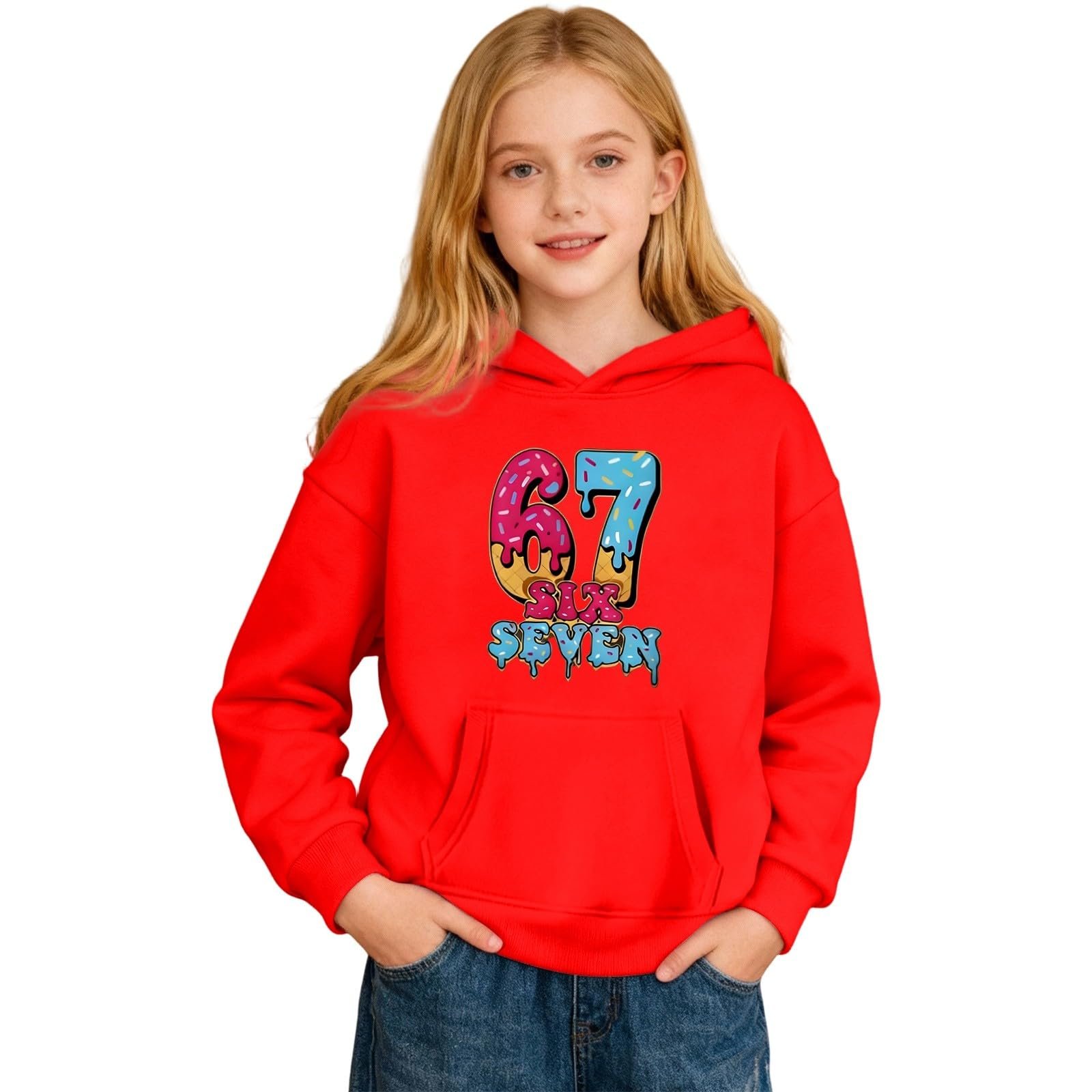Толстовка Generisch Six Seven 67 Meme для дітей, для хлопчиків, фото №7