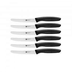 Набор ножей Zwilling Twin Grip, 6 шт, кухонные ножи, длина лезвия: 12 см, нержавеющая сталь/пластиковая ручка - Фото 1