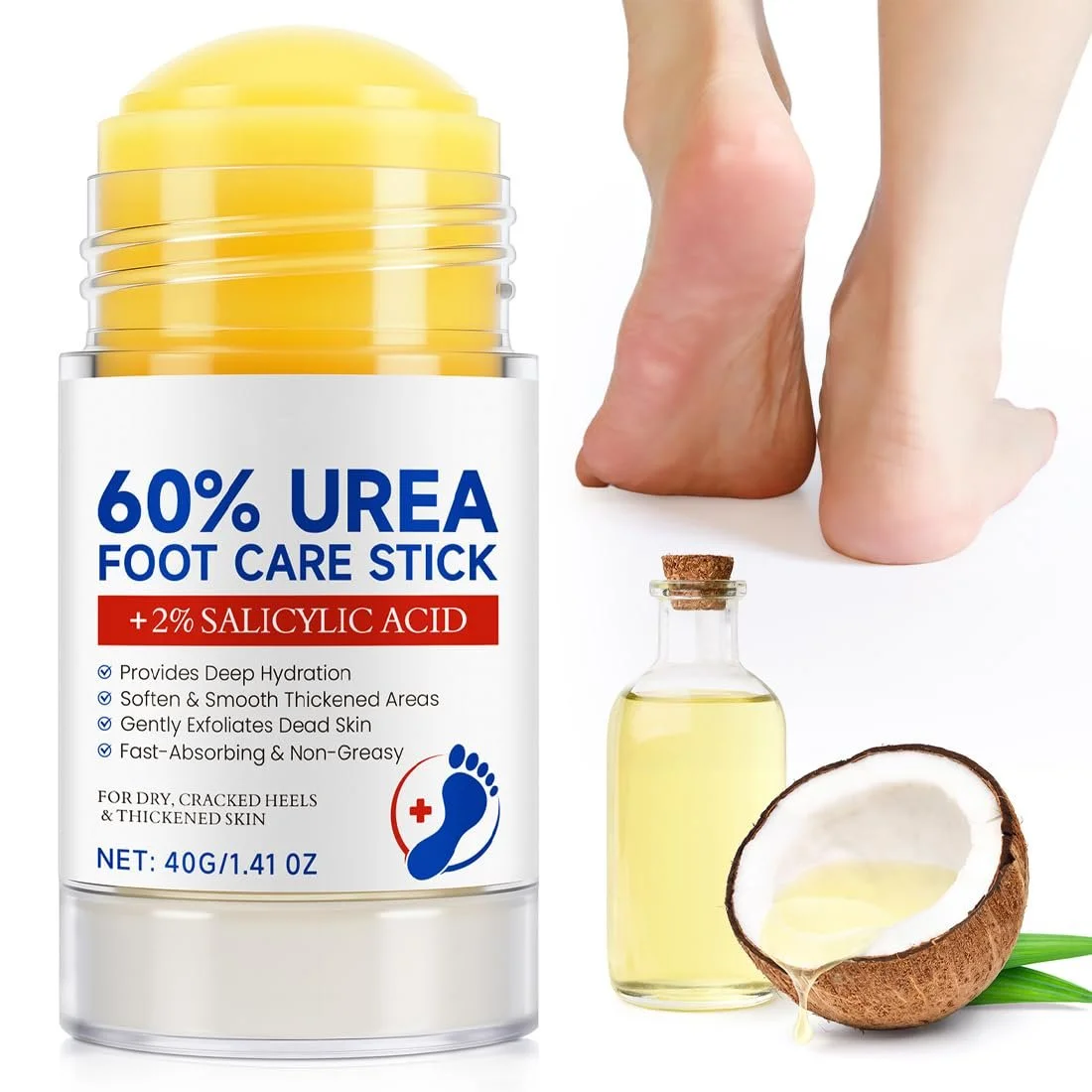 Крем для ног XPEX Urea Foot Balm Stick для сухой и потрескавшейся кожи увлажняющий отшелушивающий, фото №1