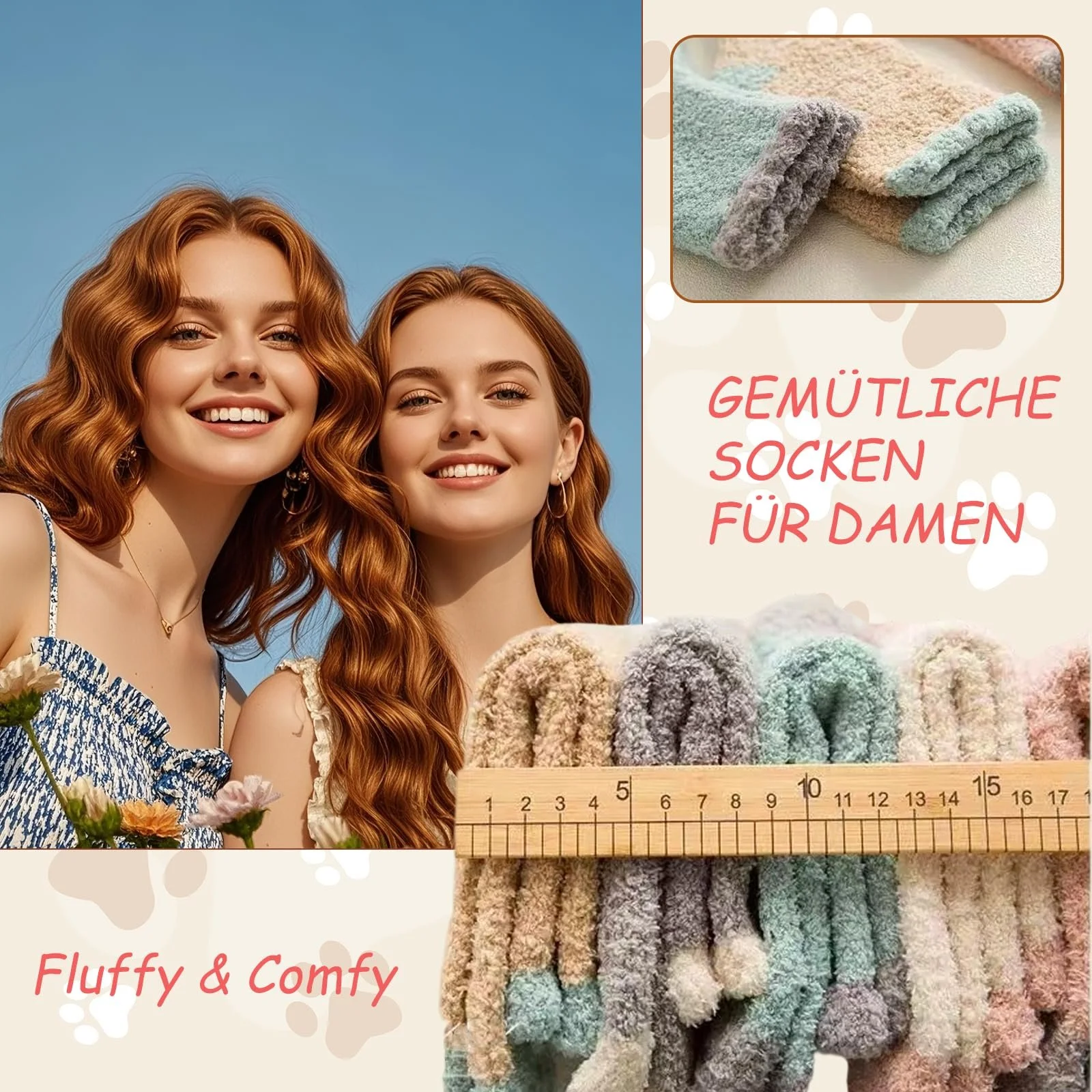 Шкарпетки Жіночі Плюшеві (5 пар) Coral Fleece Розмір 36-42, фото №4