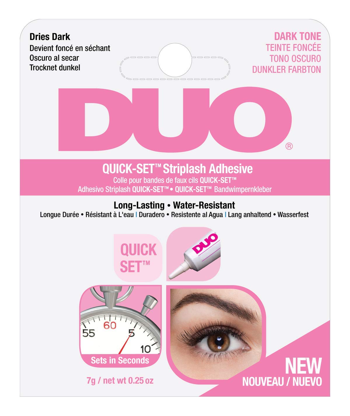 Клей для накладних вій Ardell Duo Quickset Adhesive чорний 14 г, фото №1