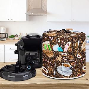 Чехол ZIATUBLES Coffee Bean Coffee Pattern Slow Cooker 6 Quart synthetic.ua - Фото 1