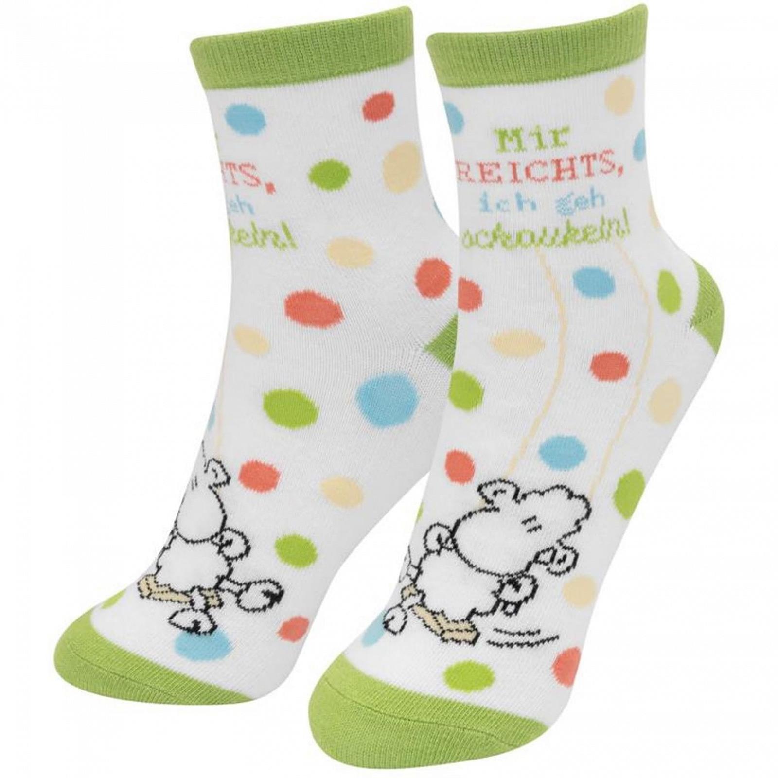 Волшебные носки Sheepworld Mir Reichts, Ich geh schaukeln! Размер 36-40, для женщин, разноцветные, фото №1