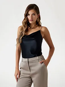 Майк із сумішевого шовку Marciano - Фото 1