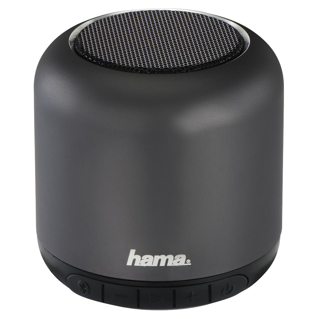 Портативна колонка Hama Bluetooth Акумуляторний (3 Вт, 8 годин відтворення, Швидка зарядка за 2 години, Міні Bluetooth з дальністю 10 м, Портативний, Бездротовий, AUX, Мікрофон, Функція гучного зв'язку) Сірий, фото №1