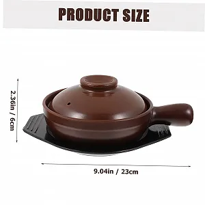 Кастрюля VALICLUD керамическая для супа и запеканок термостойкая с ручкой synthetic.ua - Фото 1