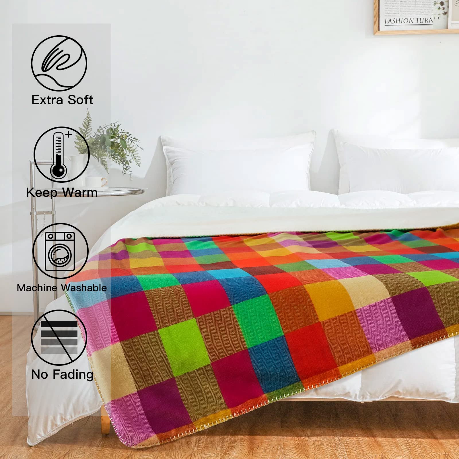 Плед JOTOM Cuddly 130 x 160 см Мягкий пушистый плед для дивана или гостиной, фото №6 Плед JOTOM Cuddly 130 x 160 см Мягкий пушистый плед для дивана или гостиной, фото №6