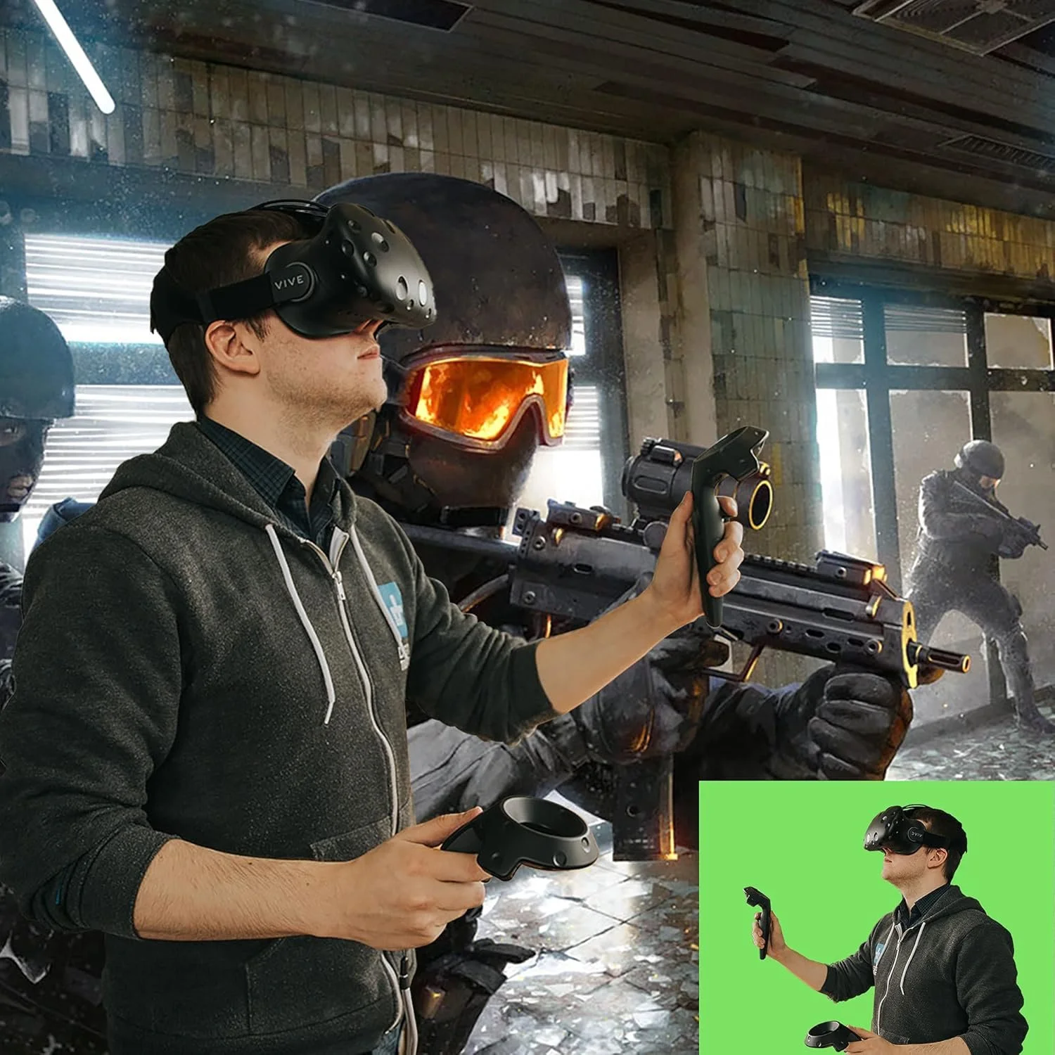 Фотофон зі штативом Neue Dawn / 160x92 см / Зелений, фото №7