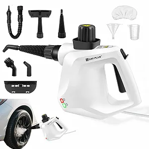 Пароочисник 1000 W з 10 аксесуарами - Фото 1