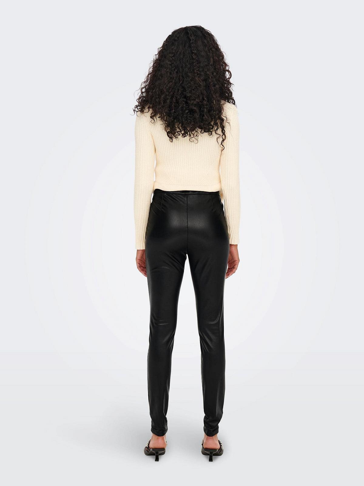 Леггинсы ONLY Onljessie Faux Leather Zip Pant CC OTW Женские, фото №3