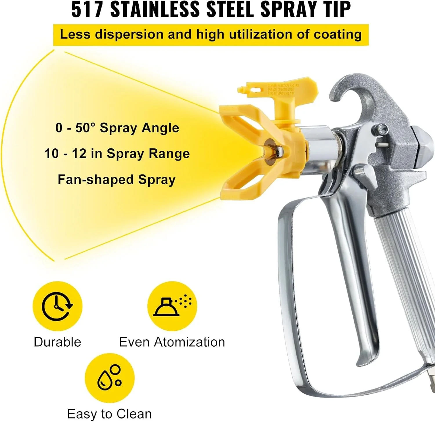 Комплект шланга для распыления краски VEVOR TAPJ818 / 15 м / Silver, фото №4 Комплект шланга для распыления краски VEVOR TAPJ818 / 15 м / Silver, фото №4