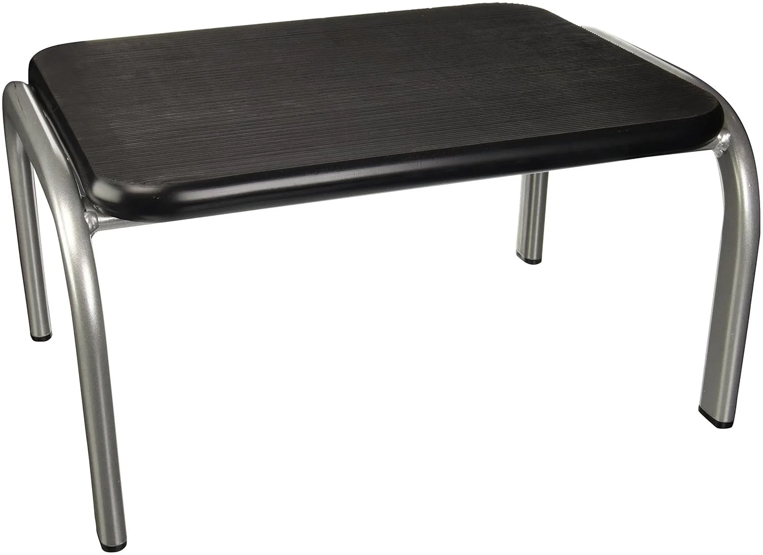 Табурет для ног GIMA 27978 / металлическая рама / нескользящая платформа / высота 22 см / Черный, фото №1