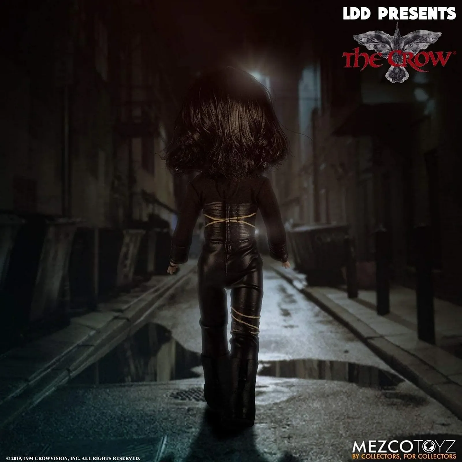 Коллекционная кукла Mezco Toyz Living Dead Dolls Presents The Crow 10 дюймов, фото №4