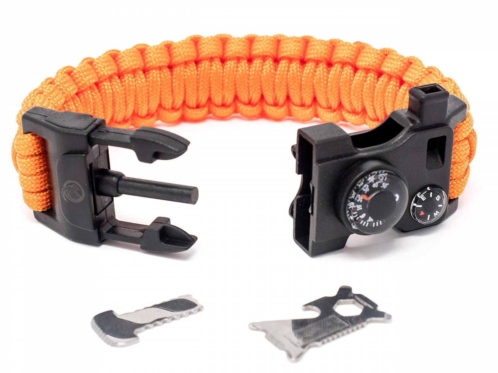 Браслет Paracord Steinbock7 Matterhorn 16-в-1, багатофункціональний, фото №4