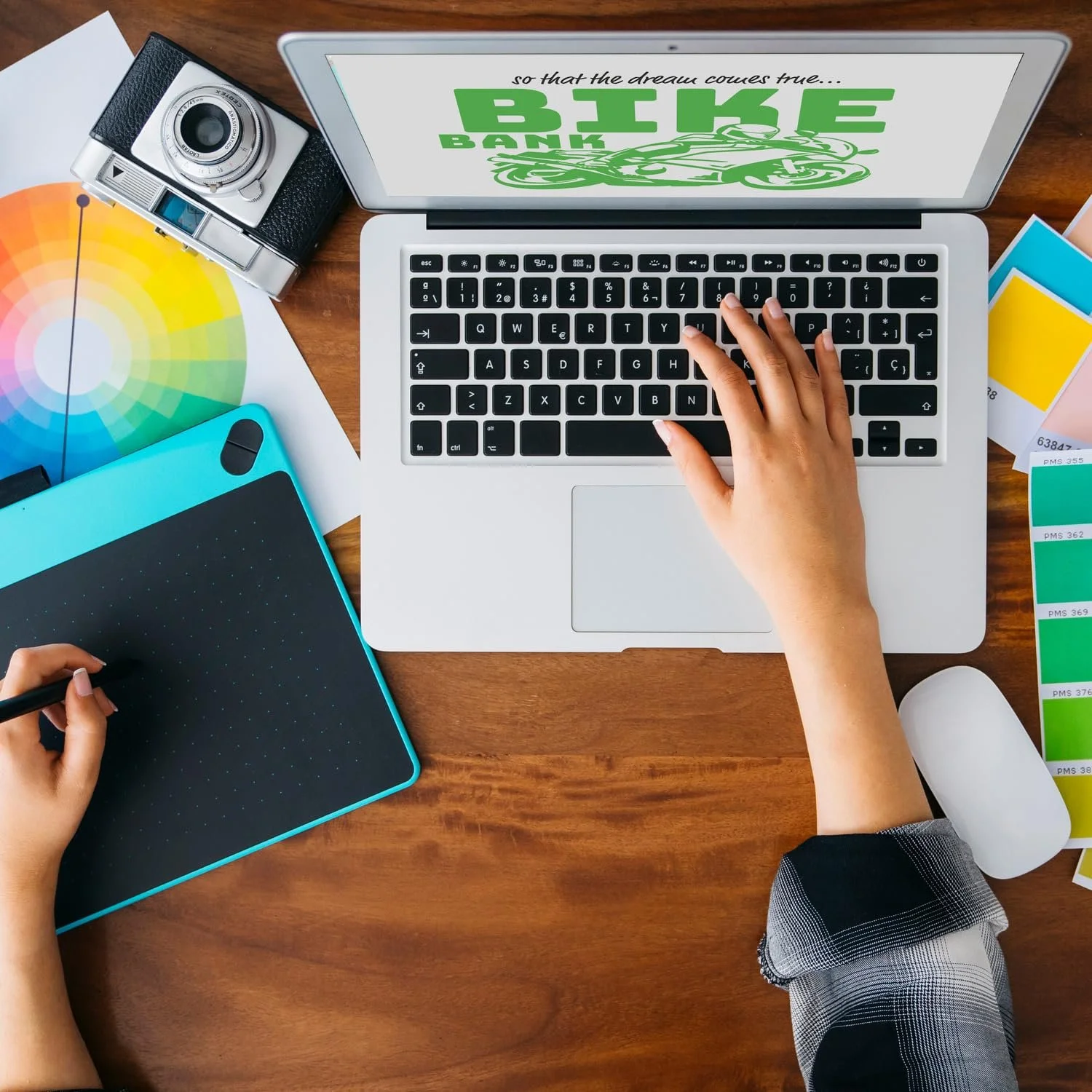 Скарбничка Bike Bank Дерев'яна Зелена Мотоцикл, фото №8