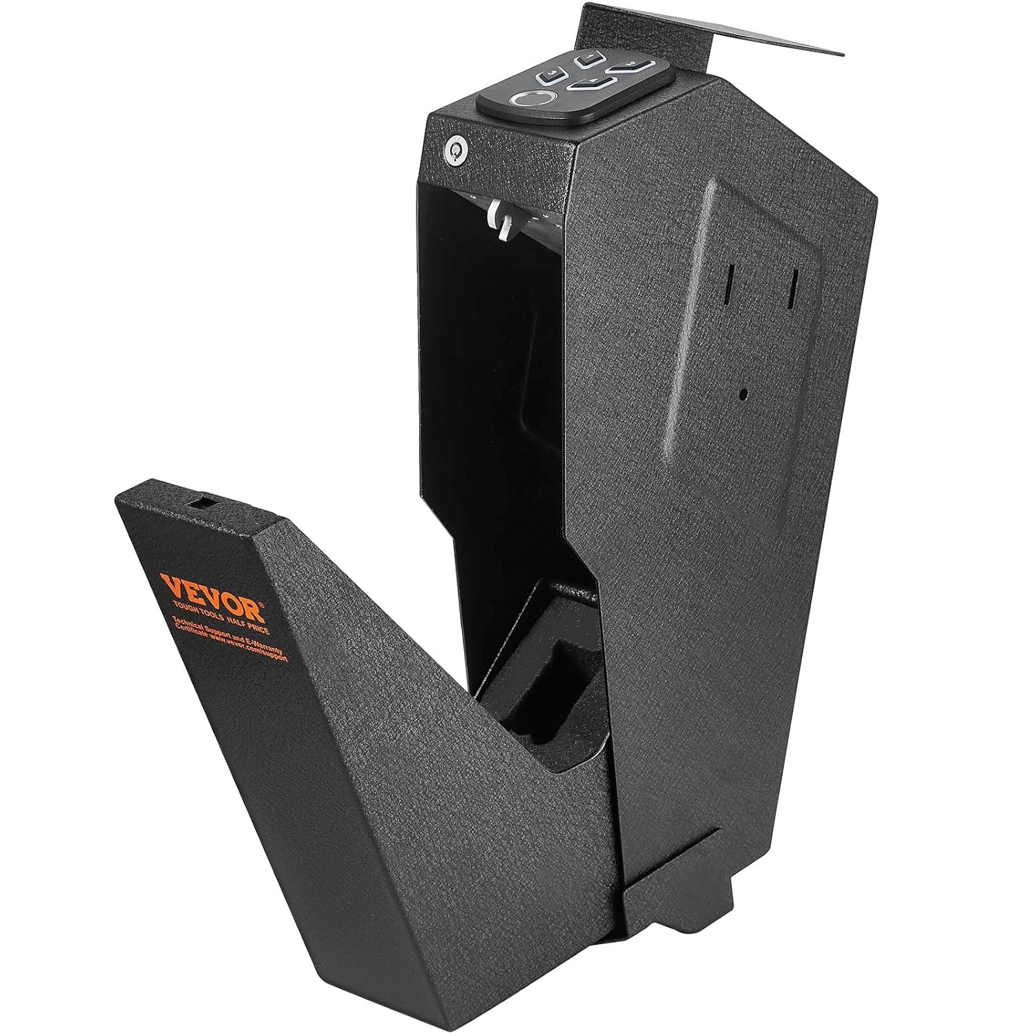 Біометричний сейф для зброї VEVOR AL370 Чорний, фото №2