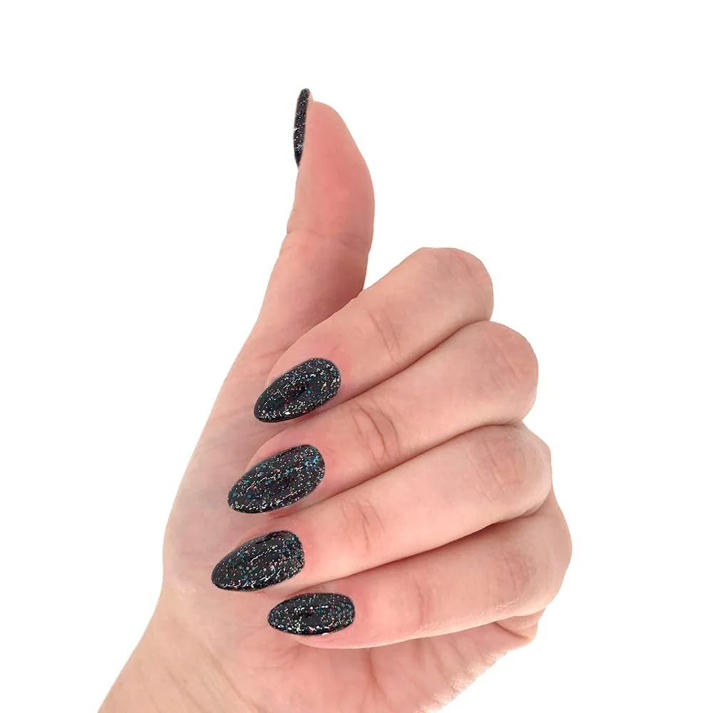 Гель-лак LAYLA LAYBA Напівстійкий 701 Black Chasing Rainbow, фото №1