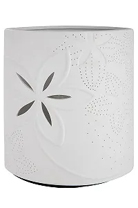 Декоративна порцелянова лампа GILDE Glücksmomente E14 Біла 20 см - Фото 1