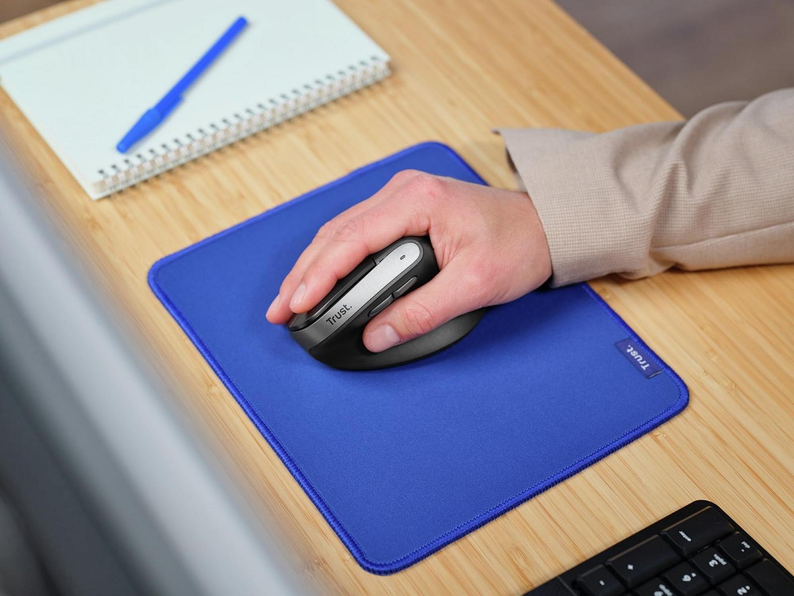 Мышь Trust Yuno Вертикальная Беспроводная Эргономичная 2.4GHz 800-2400 DPI Черная, фото №9