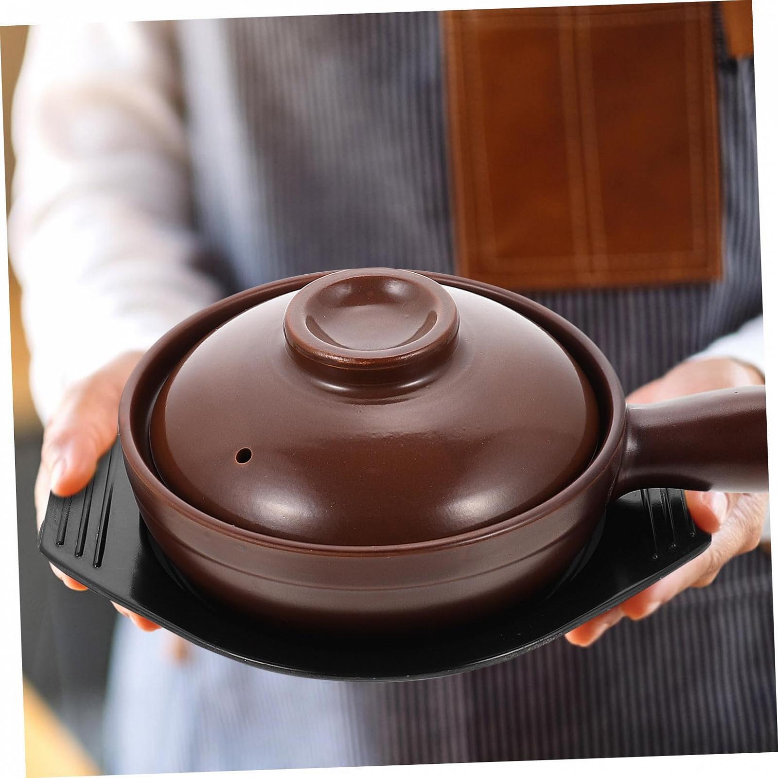 Набор керамических кастрюль с крышкой и ручкой для духовки 2 шт. 23 x 16,5 x 6 см и 23 x 18,5 x 3 см, фото №8