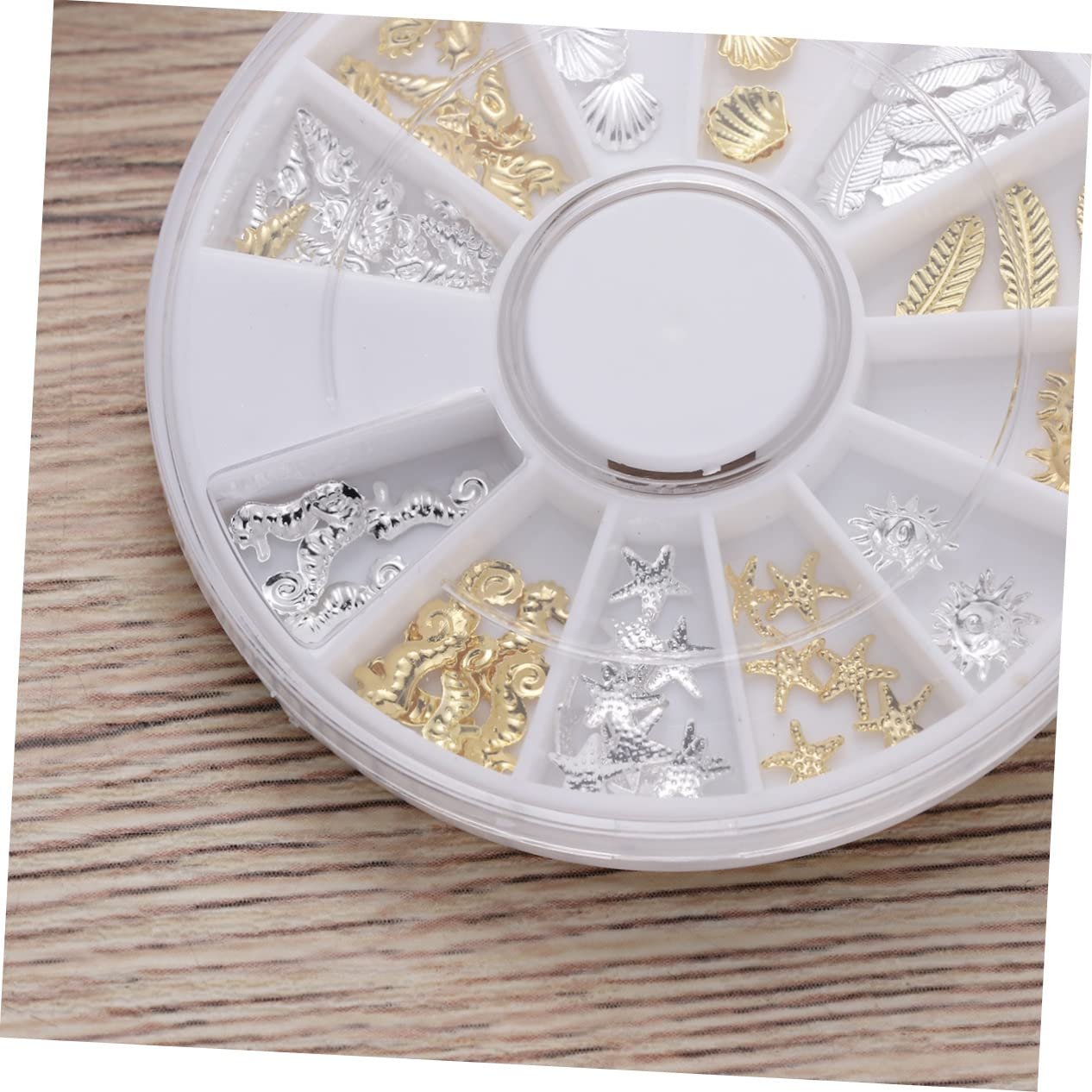 Блестки для ногтей FRCOLOR 3 шт 12 Наклейки для ногтей DIY, украшения для ногтей, блестящие стразы для ногтей, золотые блестящие листы для ногтей для детей, фото №4