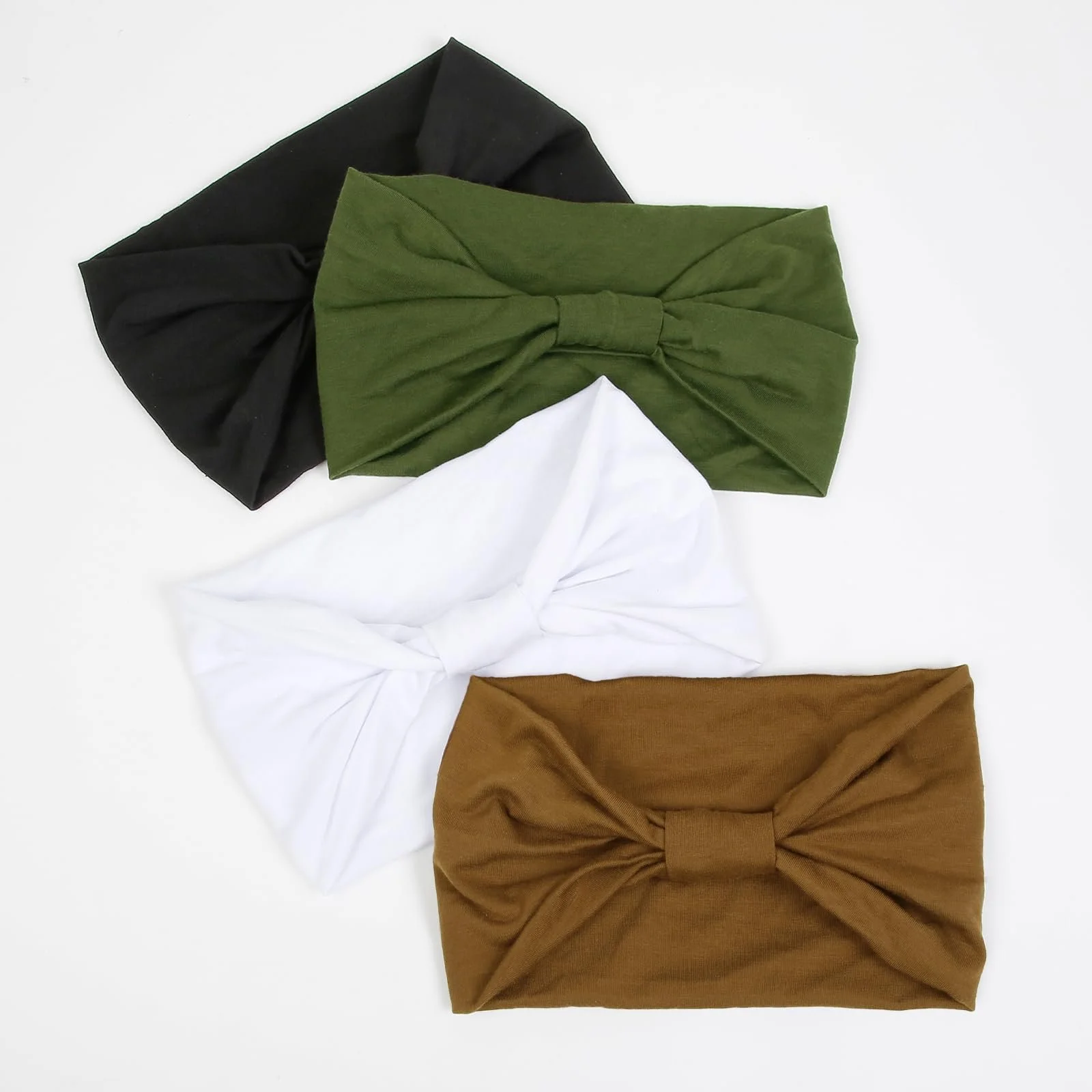 Пов'язка на голову WOVOWOVO, еластична, м'яка, дуже широка, фото №5 Пов'язка на голову WOVOWOVO, еластична, м'яка, дуже широка, фото №5