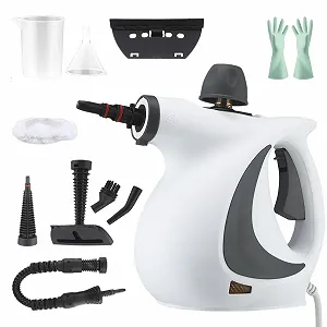 Ручний портативний пароочисник Red Hut 3,2 бар 1050 Вт 250 мл 2,9 м 9 насадок - Фото 1