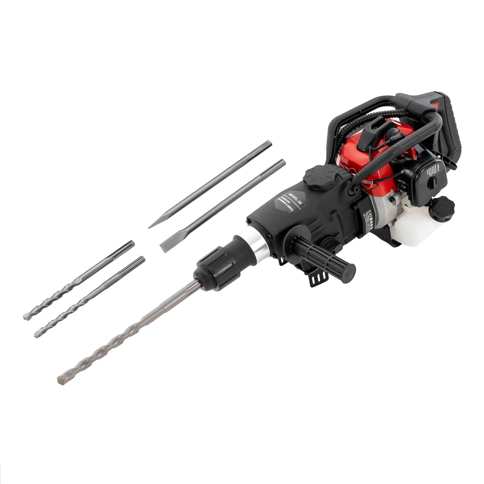 Бензиновый отбойный молоток высокой производительности 1800 Вт 30 Дж, фото №1