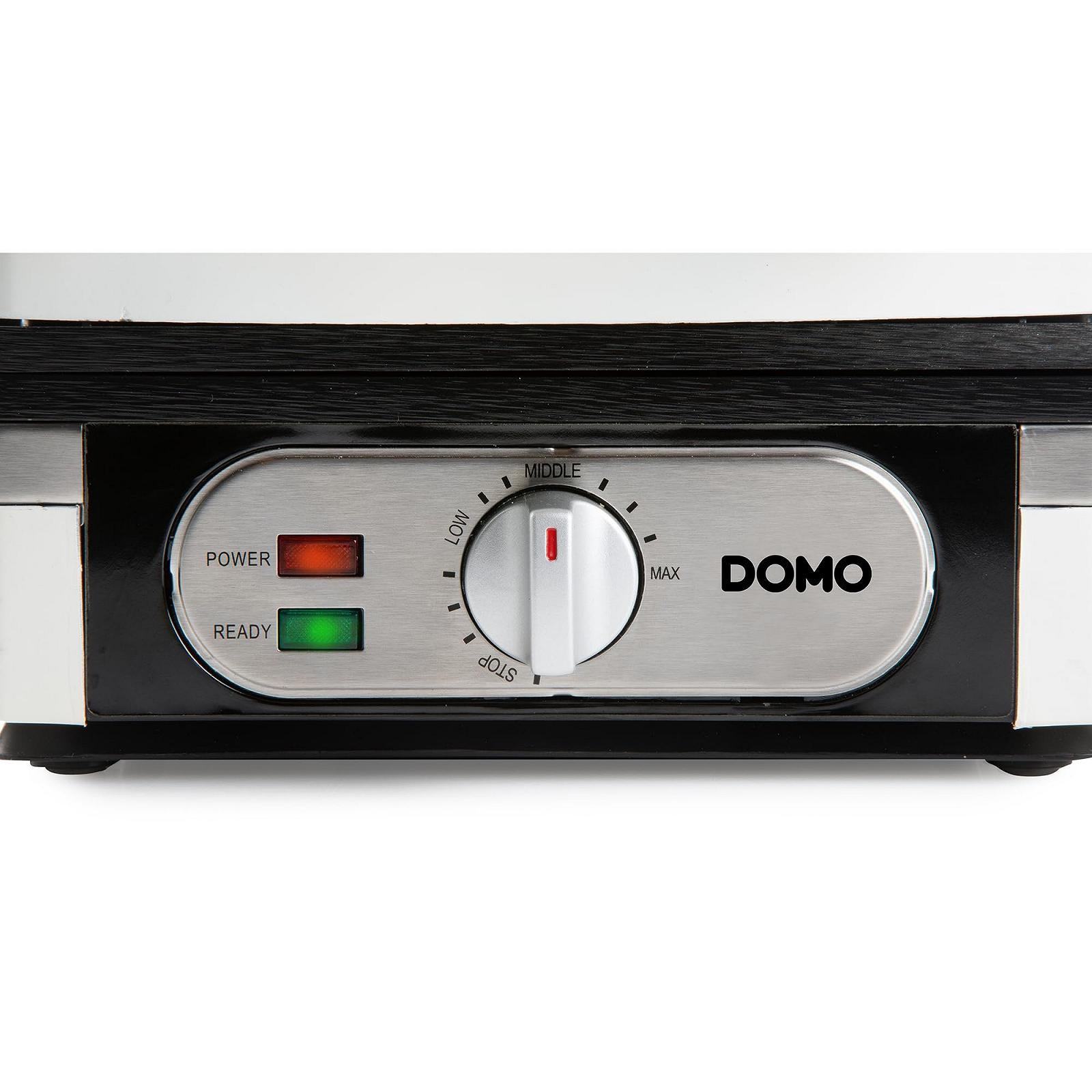 Вафельница DOMO DO9274W, для бельгийских вафель, двойная, 1400 Вт, порошково-белая, фото №4