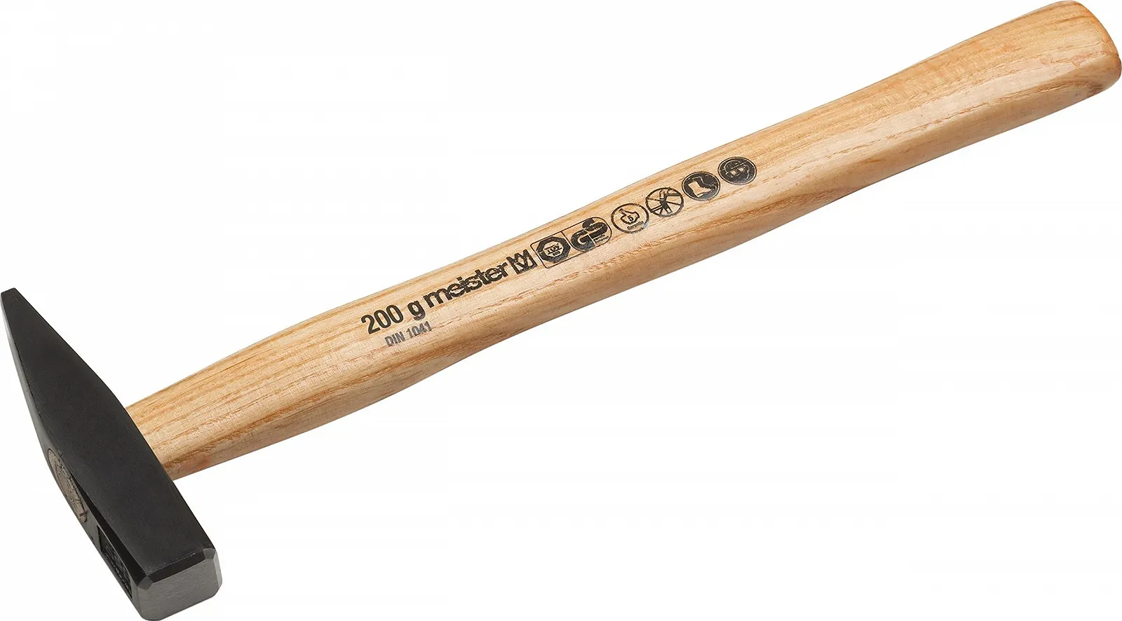 Молоток слесарный Meister 2211000 200 г рукоятка из ясеня, фото №1