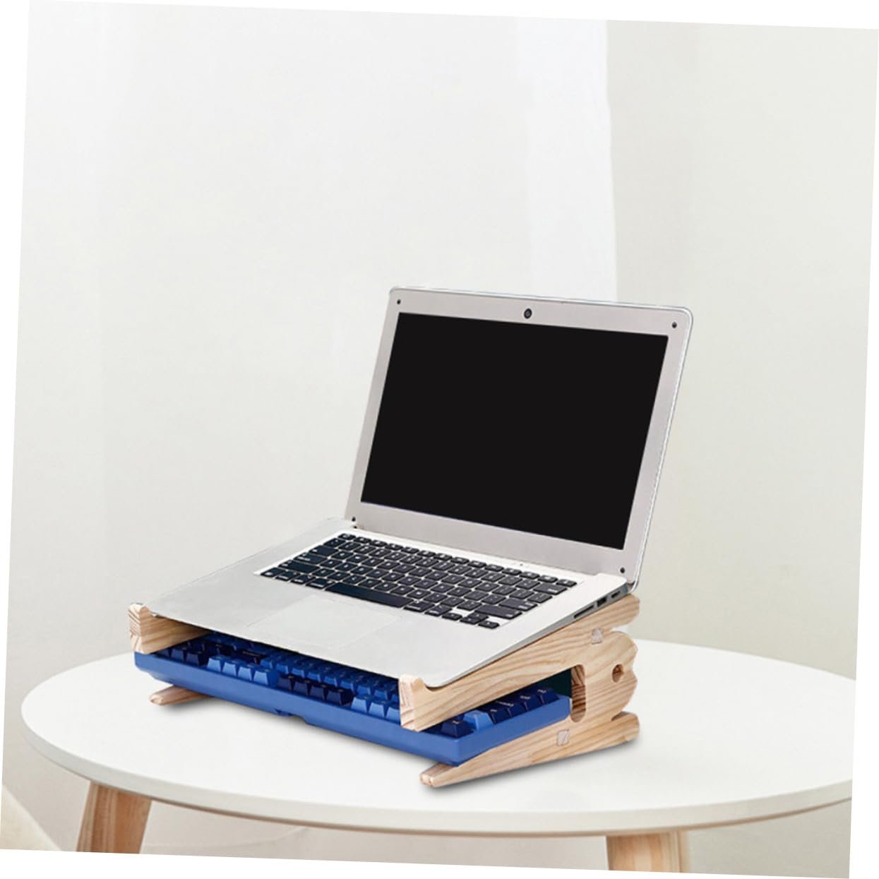 Підставка для ноутбука Дерев'яна Ергономічна Складна, фото №3
