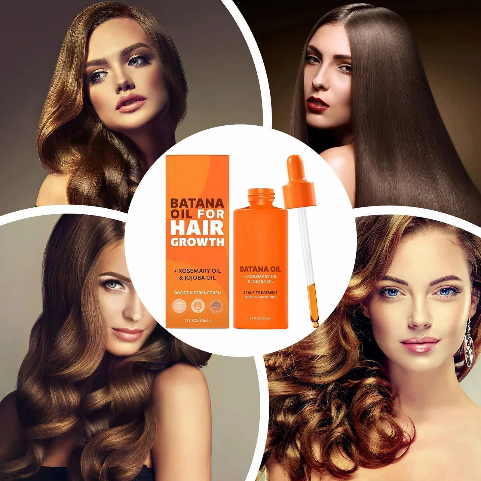 Олія для росту волосся Зволожуюча формула Живильна суміш проти ламкості, фото №5