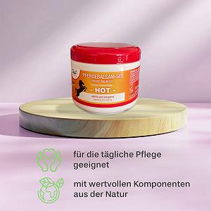 Бальзам-гель h2i Horse Balm Gel Hot Arnica Rosemary Oil Chilli Pepper Extract 500 ml synthetic.ua - Фото 1