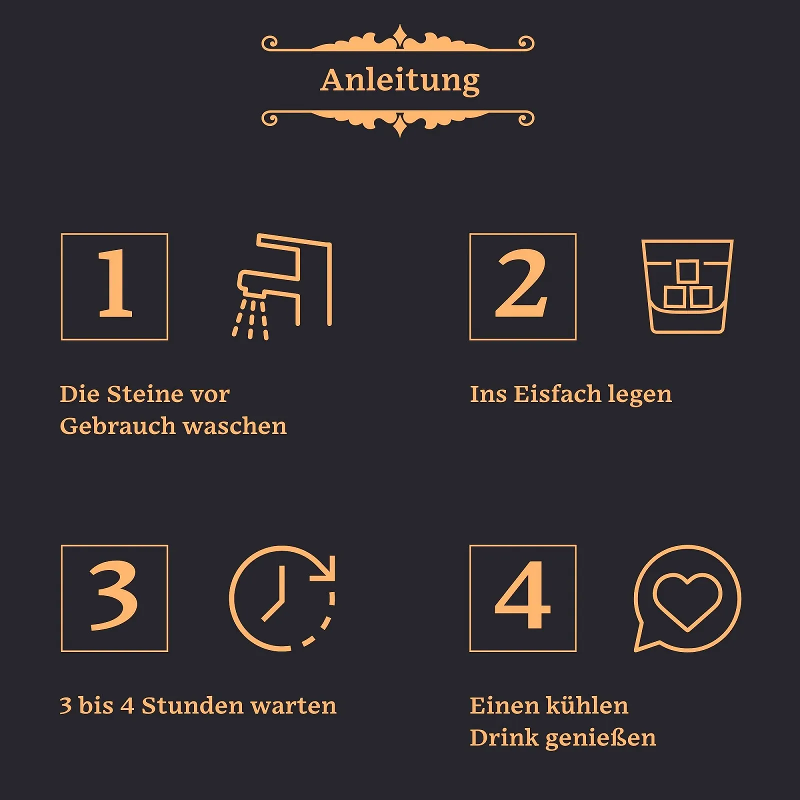 Камни для виски GOURMEO 9 шт Натуральный базальт Многоразовые кубики льда, фото №5 Камни для виски GOURMEO 9 шт Натуральный базальт Многоразовые кубики льда, фото №5