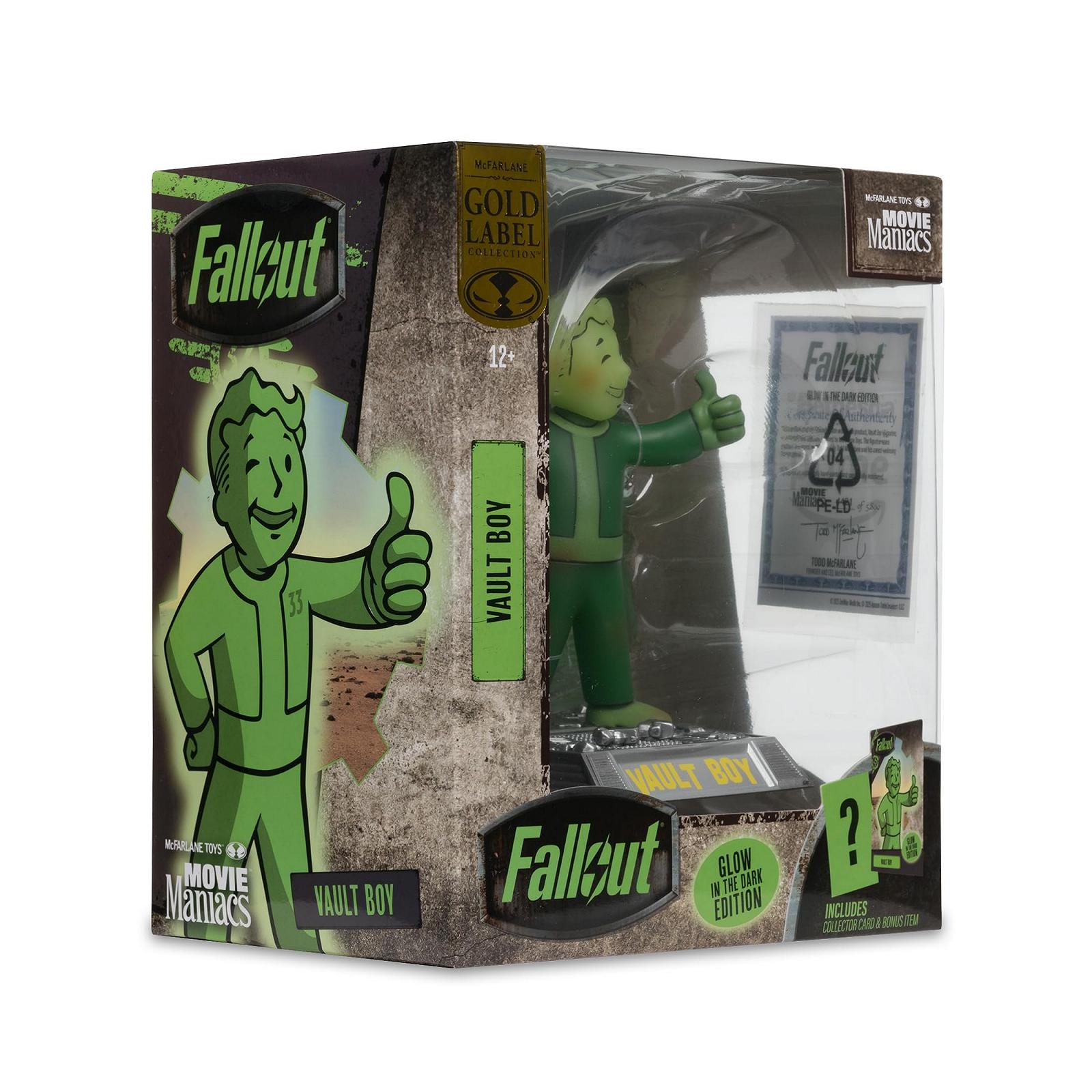 Фігурка McFarlane Fallout Vault Boy, що світиться в темряві, серія Gold Label, 5 дюймів, фото №9