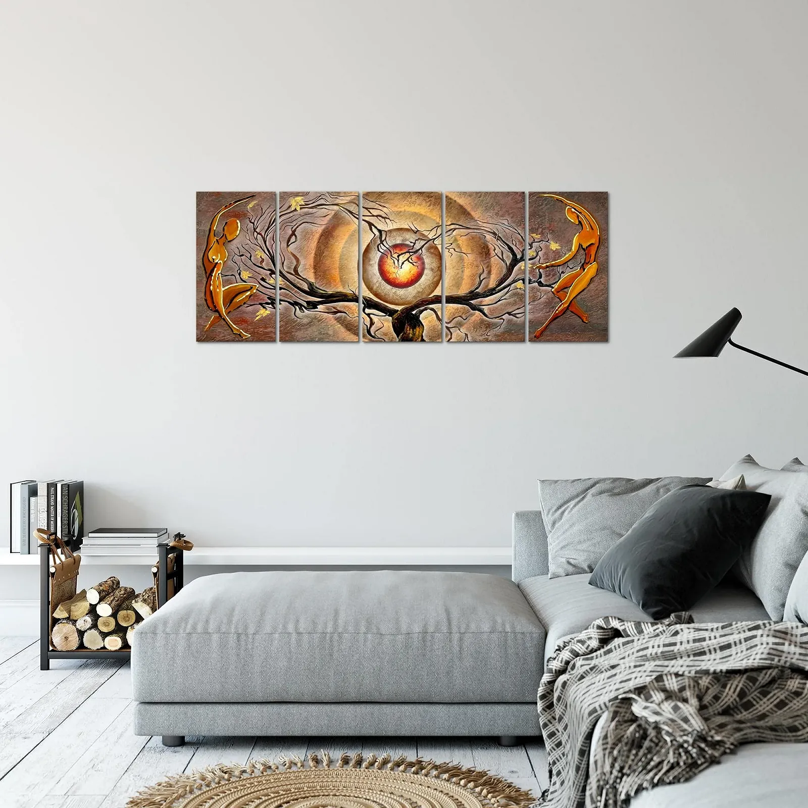 Картина настінна Runa Art 300856a Abstract Figures флізелінове полотно, фото №5 Картина настінна Runa Art 300856a Abstract Figures флізелінове полотно, фото №5