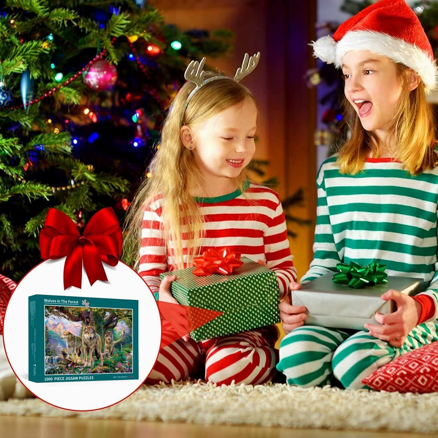 Пазл Wolves in the Forest 1000 деталей 70 x 50 см, фото №5 Пазл Wolves in the Forest 1000 деталей 70 x 50 см, фото №5