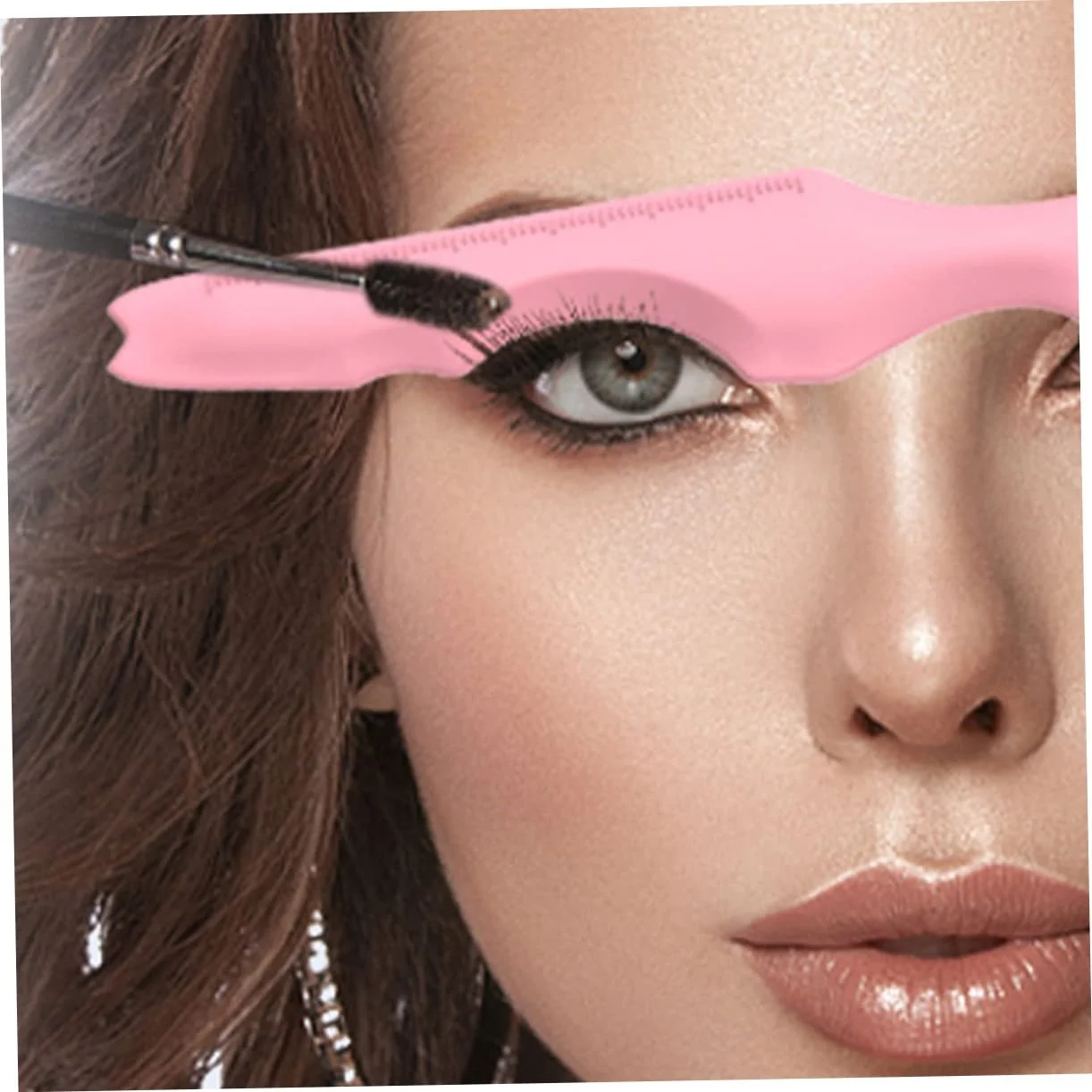 Трафарет MAGICLULU для макіяжу очей 8 шт силіконовий аплікатор для тіней, масажер, силіконові форми, шаблон для макіяжу з крилами, фото №2