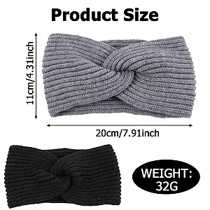 Повязка на голову зимняя женская synthetic.ua - Фото 1