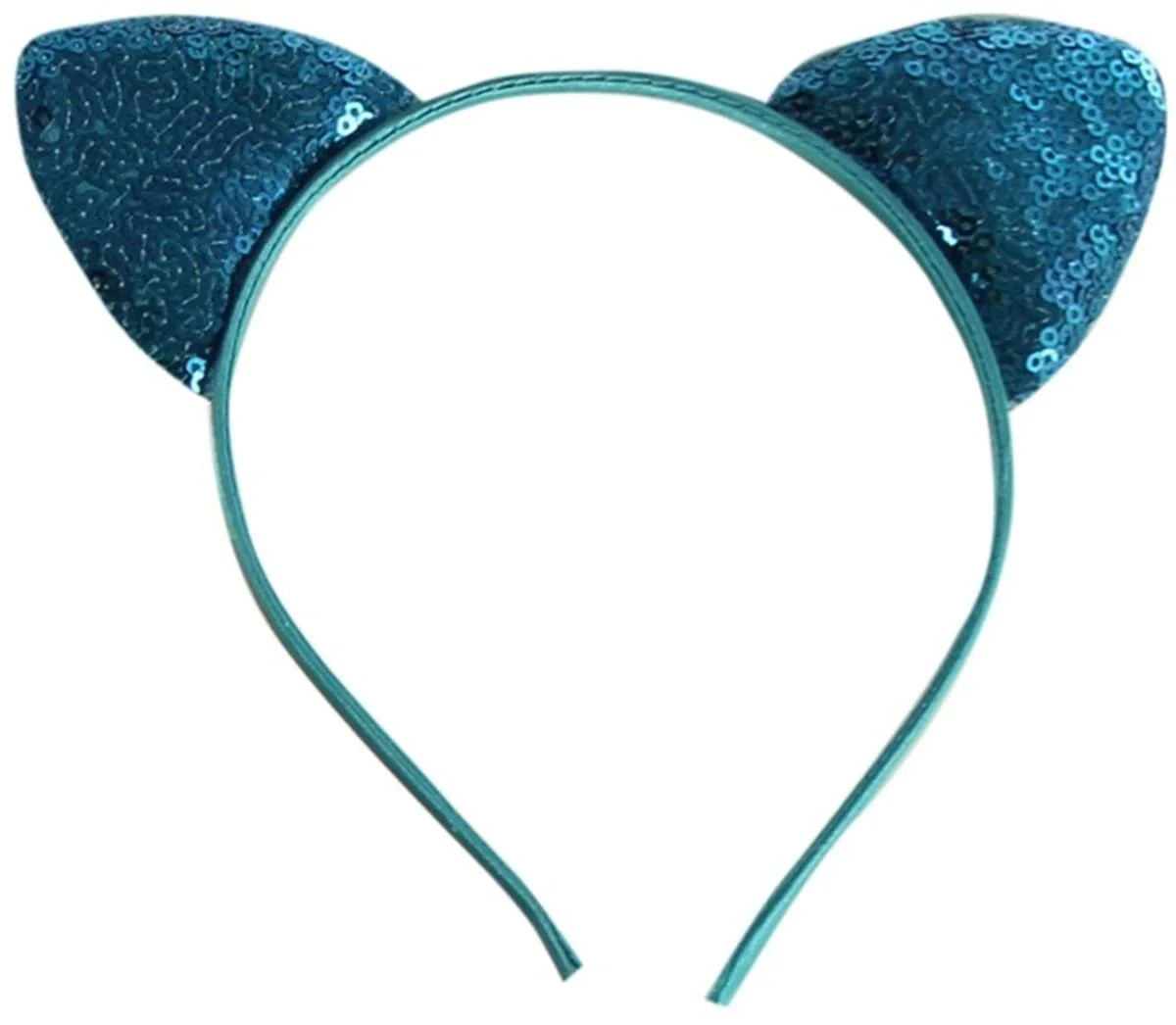 Обруч для волосся Дейзі з паєтками, котячі вушка, блакитний, один розмір, фото №1 Обруч для волосся Дейзі з паєтками, котячі вушка, блакитний, один розмір, фото №1