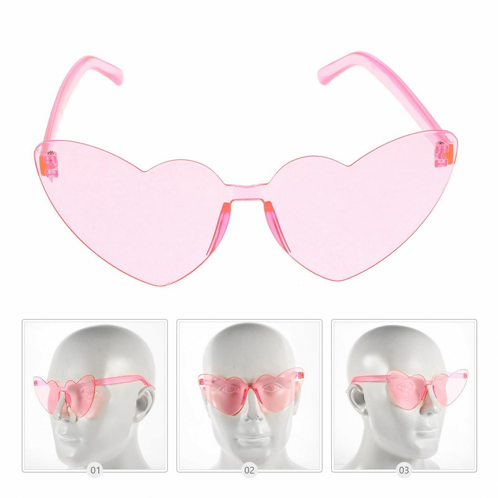 Сонцезахисні Окуляри Серце BESPORTBLE Реквізит Для Вечірки, фото №8