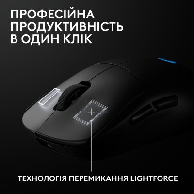 Мышка Logitech G Pro 2 Lightspeed Wireless Black (910-007295), фото №6